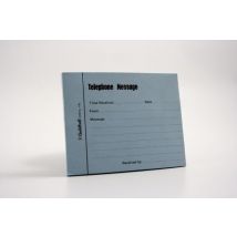 Guildhall Telephone Message Pad 101x127mm 100 Sheets Blue (Pack 5) - 1