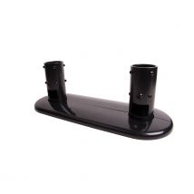 B-Tech SYSTEM 2 - Heavy Duty Twin Pole Ceiling / Floor Mount for Ø50mm