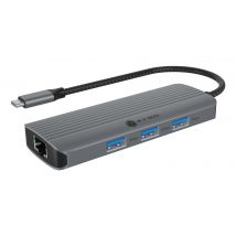 ICY BOX IB-DK4034a-CPD Wired USB 3.2 Gen 1 (3.1 Gen 1) Type-C Aluminiu