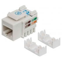 Intellinet Keystone Jack. Cat6. UTP. Punch-down. White