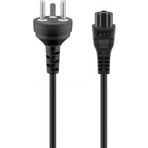 Goobay Mains Connection Cable Denmark, 2 m, Black