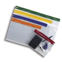 Snopake &quot;Zippa Bag S&quot; Assorted Colour Packs. A4 Plus Assorte
