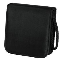 Hama CD Wallet Nylon 20. black 20 discs