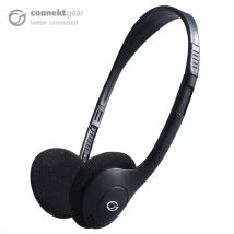 connektgear HP503 Basic Stereo PC On-Ear Headset with In-Line Mic and