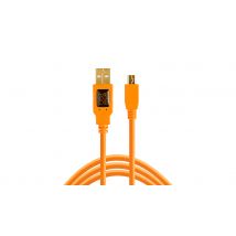 Tether Tools CU5451 USB cable 4.6 m USB 2.0 USB A Mini-USB B Orange