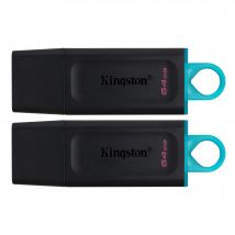 Kingston Technology DataTraveler ® Exodia (Black + Teal) 2 Pieces - US