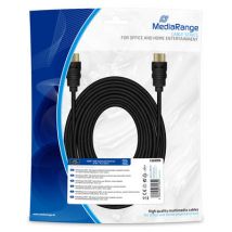 MediaRange HDMI High Speed with Ethernet connection cable, gold-plated