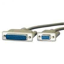 ROLINE Serial Printer Cable. DB9 F - DB25 M 1.8 m