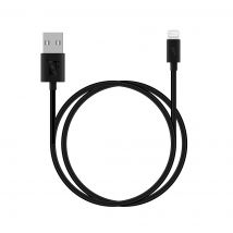 Juice JUI-CABLE-LIGHT-1M-RND-ECO-BLK lightning cable Black