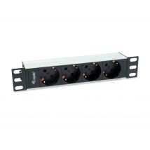 Equip 333311 power distribution unit (PDU) 4 AC outlet(s) 1U Black. Si