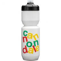 Cannondale Gripper Stacked Water Bottle - White, 750ml