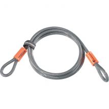Kryptonite Kryptoflex Cable 10 mm x 220 cm - Grey Orange
