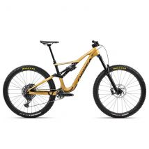 Orbea Rallon M10 Full Suspension Mountain Bike - 2023 - Medium, Golden Sand Black Matt