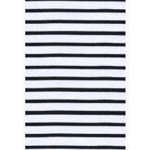 Tricot interlock rayé marin - 2 mètres ou 5 mètres