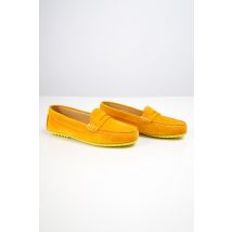 Mocassins suèdine femme - cuir