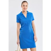 Robe polo - coton bouclette