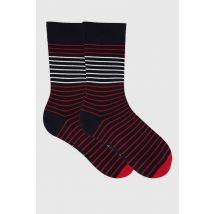 Chaussettes rayées Homme - coton
