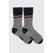 Chaussettes rayées Homme - coton