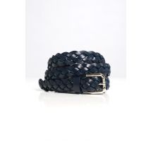 Ceinture tressée femme - cuir