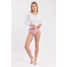 Culotte haute rayée - coton
