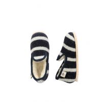 Chaussons rayés du 24 au 32 - laine