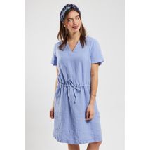 Robe ceinturée - lin