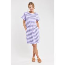 Robe de plage rayée - coton léger