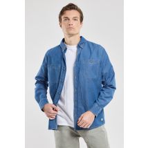 Chemise coupe droite - denim