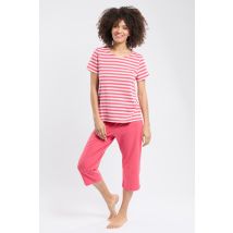 Pyjama corsaire rayé - coton léger