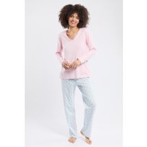 Pyjama imprimé fleurs - coton léger