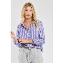 Chemise rayée - coton et lin