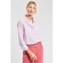 Chemise rayée - coton et lin