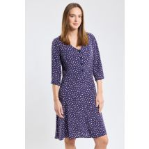 Robe fleurie - cupro