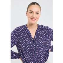 Blouse fleurie - cupro