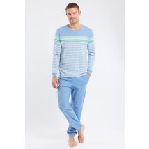 Pyjama homme manches longues - coton