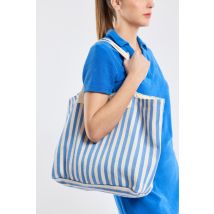 Sac rayé en toile