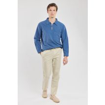 Pantalon taille élastique - coton et lin