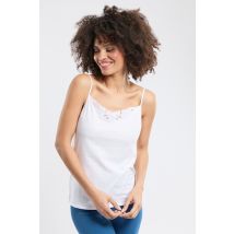 Caraco avec dentelle - coton léger issu de l'agriculture biologique