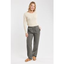Pantalon taille élastique  - lin