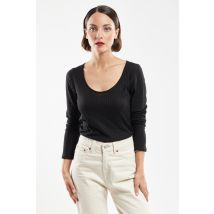 T-shirt manches longues - Lyocell et coton