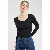 T-shirt manches longues - laine et soie