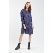 Robe fleurie manches longues