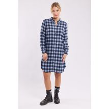 Robe chemise à carreaux