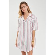 Chemise de nuit rayée