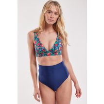 Haut de maillot de bain fleuri