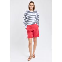 Bermuda taille élastique - coton