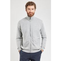 BERMUDES Sweat col montant TORONTOS Homme GRIS CHINE L