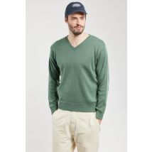 BERAC Pull col V - coton Homme Lily Pad 3XL