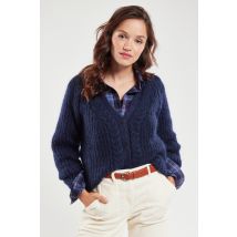 Cardigan boutonné Arielle - mohair