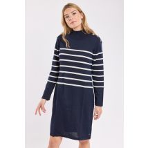 Robe rayée Mona - laine